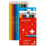 CARAN D'ACHE АКВАРЕЛНИ МОЛИВИ SWISSCOLOR 12ЦВ 1285.812
