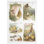 ITD COLLECTION ДЕКУПАЖНА ОРИЗОВА ХАРТИЯ А4 - R0307