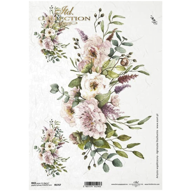 ITD COLLECTION ДЕКУПАЖНА ОРИЗОВА ХАРТИЯ А4 - R1717 - Изображение 1