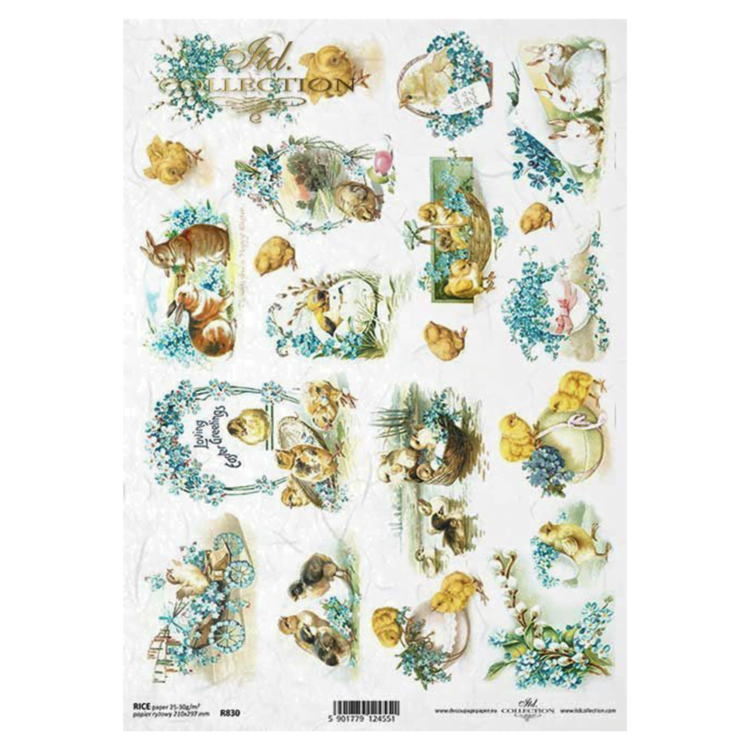 itd 6.jpg ITD COLLECTION ДЕКУПАЖНА ОРИЗОВА ХАРТИЯ А4 - R0830 - Изображение 1