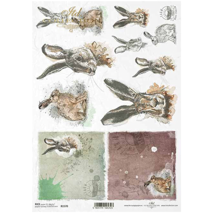 ITD COLLECTION ДЕКУПАЖНА ОРИЗОВА ХАРТИЯ А4 - R1570 - Изображение 1