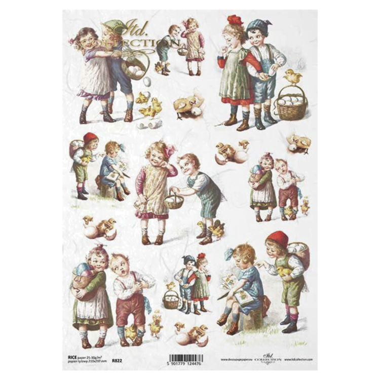 ITD COLLECTION ДЕКУПАЖНА ОРИЗОВА ХАРТИЯ А4 - R0822 - Изображение 1