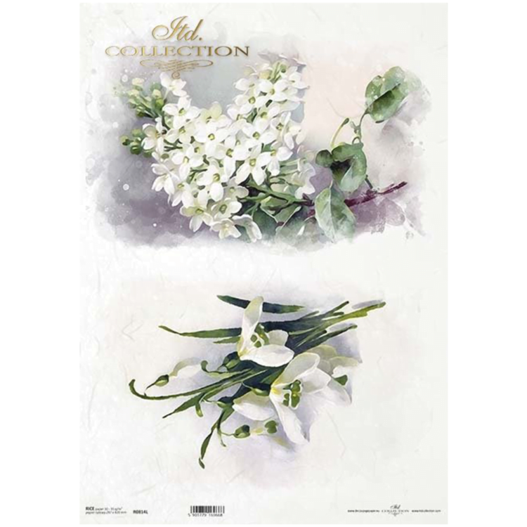 itd 80 ITD COLLECTION ДЕКУПАЖНА ОРИЗОВА ХАРТИЯ А3 - R0814L - Изображение 1