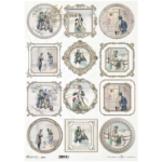 ITD COLLECTION ДЕКУПАЖНА ОРИЗОВА ХАРТИЯ А3 - R0958L