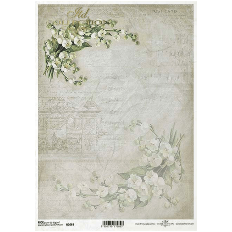 ITD COLLECTION ДЕКУПАЖНА ОРИЗОВА ХАРТИЯ А4 - R2063 - Изображение 1