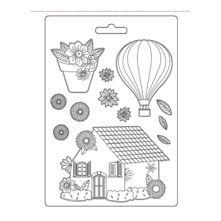 mould 3 STAMPERIA CREATE HAPPINESS WELCOME SOFT MOULD A5 K3PTA5640 - Изображение 1
