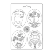 STAMPERIA WELCOME HOME SOFT MOULD A5 K3PTA5642