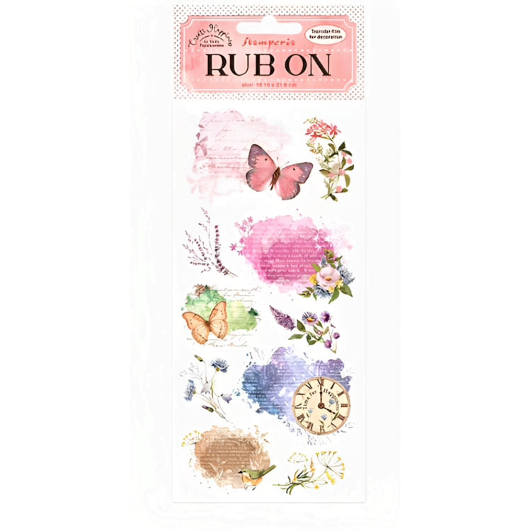rubon 1 (1) STAMPERIA СТИКЕРИ RUB ON 10,16/21,6СМ - DFLRB19 - Изображение 1