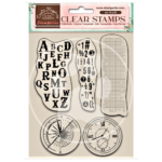 STAMPERIA ALPHABET & NUMBERS STAMPS 14/18CM - ПЕЧАТ WTK163