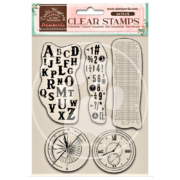 STAMPERIA ALPHABET & NUMBERS STAMPS 14/18CM - ПЕЧАТ WTK163
