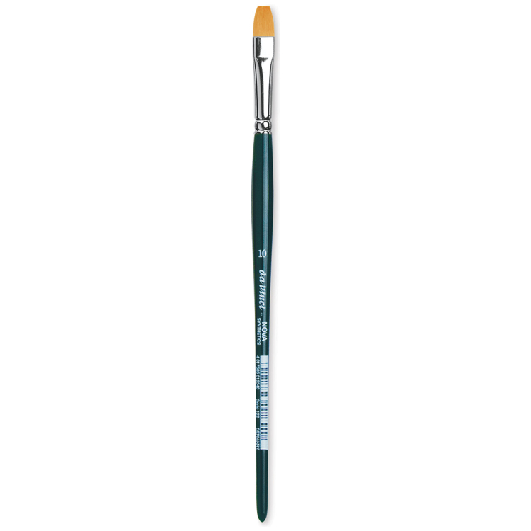 06767-1010-1-4ww DA VINCI ЧЕТКА NOVA SYNTHETICS 122 ПЛОСКА №10 - Изображение 1