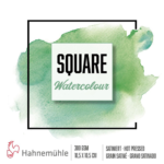 HAHNEMUHLE SQUARE WATERCOLOUR 300ГР, 10,5/10,5СМ, 15Л.