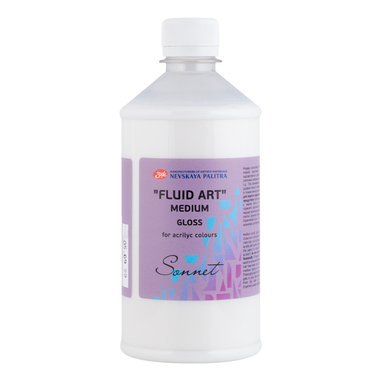 НЕВСКАЯ ПАЛИТРА FLUID ART МЕДИУМ GLOSS 1000 МЛ - 46140972 - Изображение 1