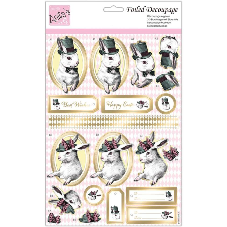 ANT 169920 DOCRAFTS FOILED DECOUPAGE - A VICTORIAN EASTER ANT 169920 - Изображение 1