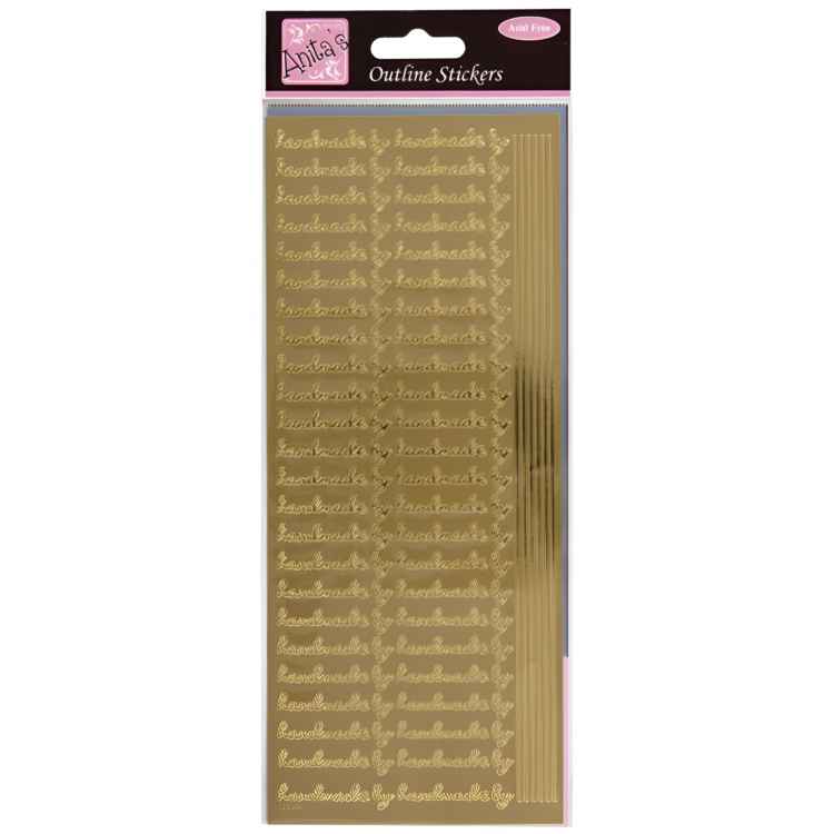 ANT 8101504.jpg DOCRAFTS СТИКЕРИ HANDMADE BY - GOLD ANT 8101504 - Изображение 1