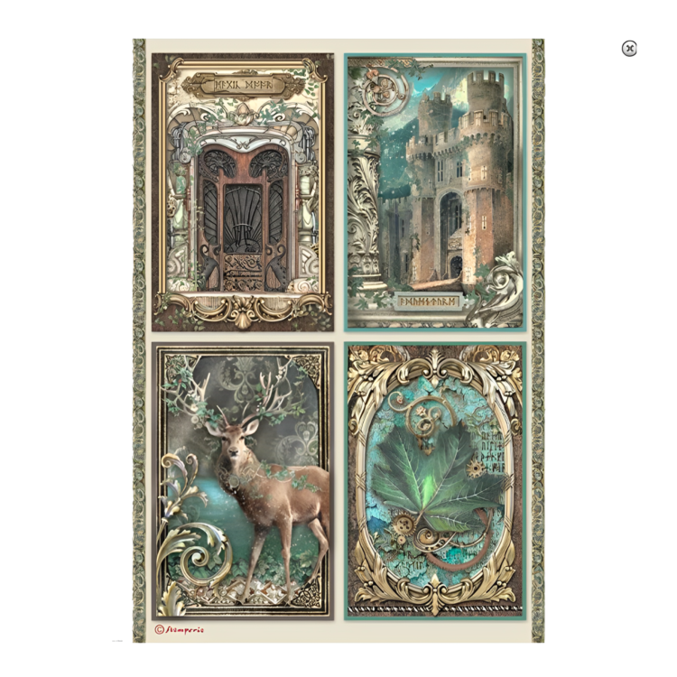 DFSA4751 STAMPERIA MAGIC FOREST ДЕКУПАЖНА ОРИЗОВА ХАРТИЯ А4 -DFSA4751 - Изображение 1