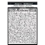 STAMPERIA ALCHEMY MEDIA STENCIL - ШАБЛОН 20 Х 25СМ - KSTD096