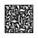 STAMPERIA ROSE PARFUM STENCIL - ШАБЛОН 18 Х 18 СМ - KSTDQ-78