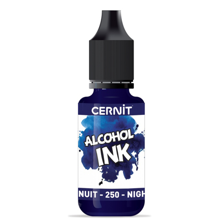 Night blue 250.jpg CERNIT ALCOHOL INK 20 МЛ - NIGHT BLUE CE2000020250 - Изображение 1