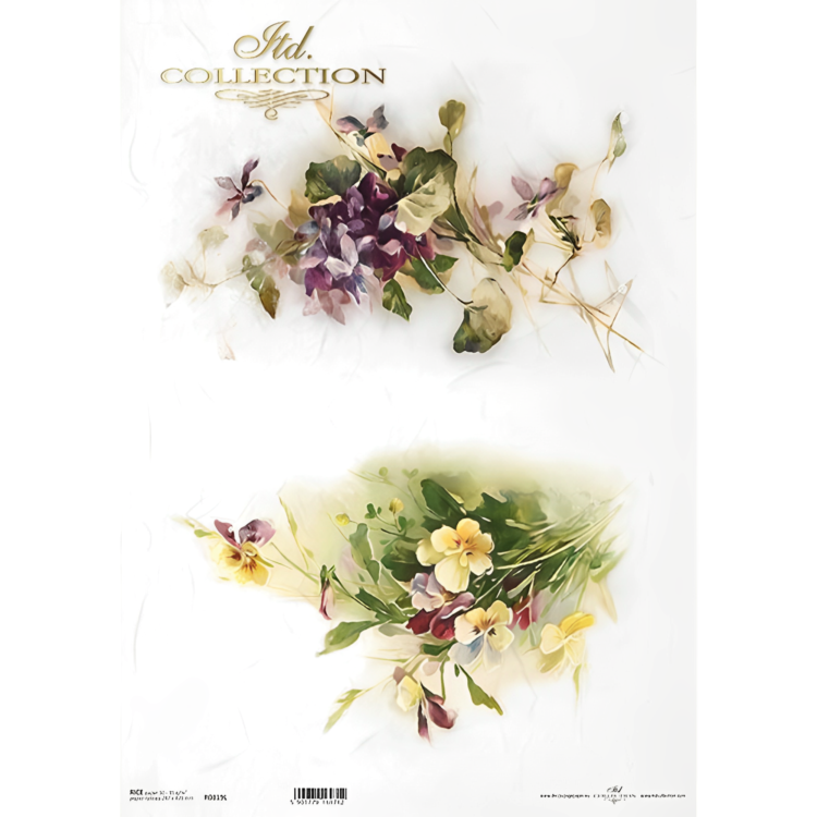 R0819L.jpg ITD COLLECTION ДЕКУПАЖНА ОРИЗОВА ХАРТИЯ А3 - R0819L - Изображение 1