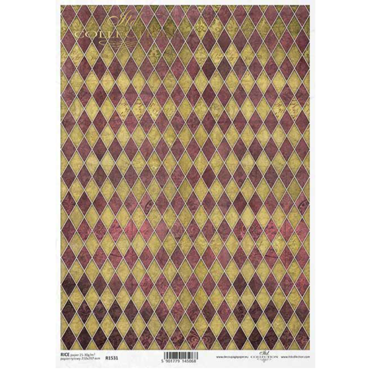 R1531.jpg ITD COLLECTION ДЕКУПАЖНА ОРИЗОВА ХАРТИЯ А4 - R1531 - Изображение 1