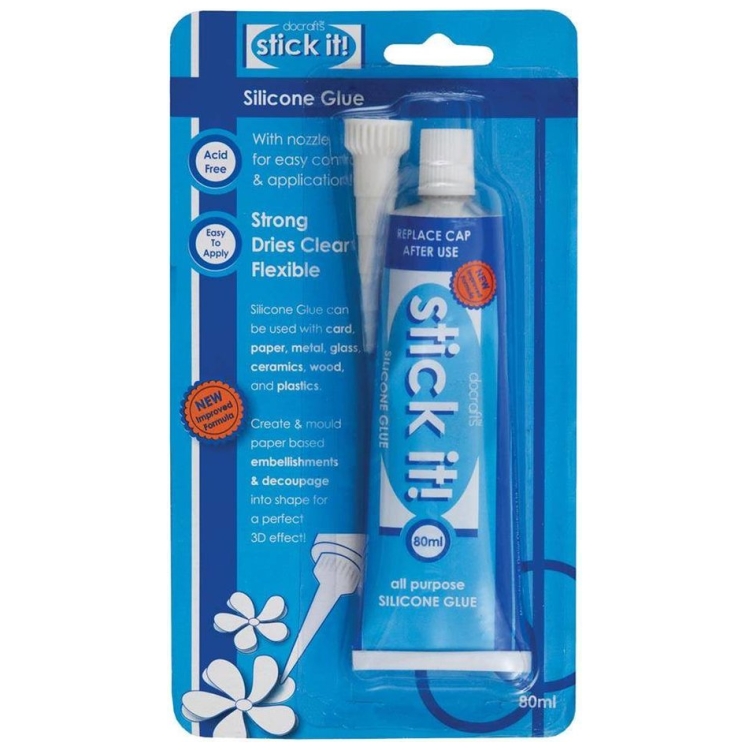 STI 4641001 STICK IT СИЛИКОНОВО ЛЕПИЛО 80 МЛ. - STI 4641001 - Изображение 1