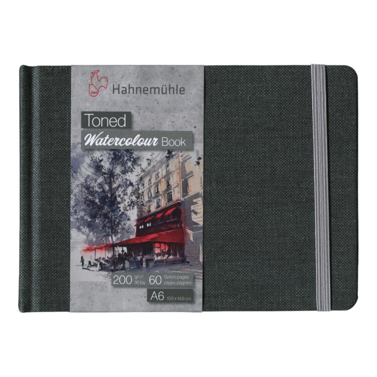 a 6 toned gray HAHNEMUHLE TONED WATERCOLOUR BOOK СИВ 200ГР, A6, 60 СТР. - Изображение 1