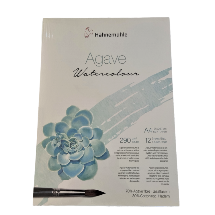 HAHNEMUHLE AGAVE WATERCOLOUR 290ГР, А4, 12Л. - Изображение 1