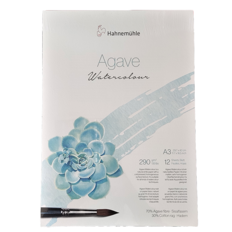 HAHNEMUHLE AGAVE WATERCOLOUR 290ГР, А3, 12Л. - Изображение 1