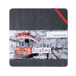 HAHNEMUHLE СКИЦНИК ZIG ZAG 300 GSM, 5/5 СМ, 18 СТРАНИЦИ