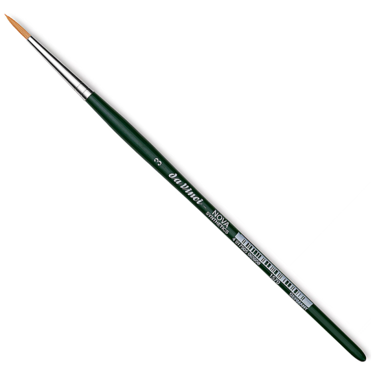 nomerrrr 3.jpg DA VINCI ЧЕТКА NOVA SYNTHETICS 1570 КРЪГЛА №3 - Изображение 1