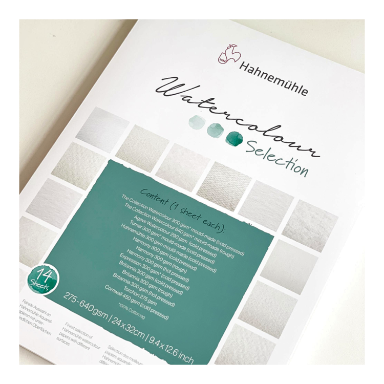 water color selection HAHNEMUHLE WATERCOLOUR SELECTION 275-640ГР, 24/32СМ, 14Л. - Изображение 1