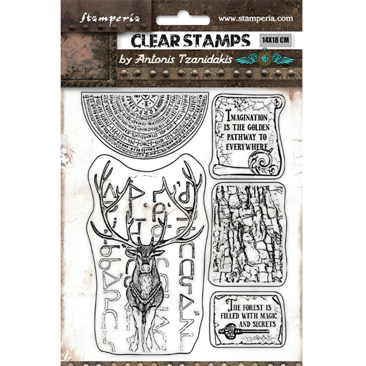 wtk170 STAMPERIA MAGIC FOREST 14/18CM - СИЛИКОНОВ ПЕЧАТ WTK170 - Изображение 1