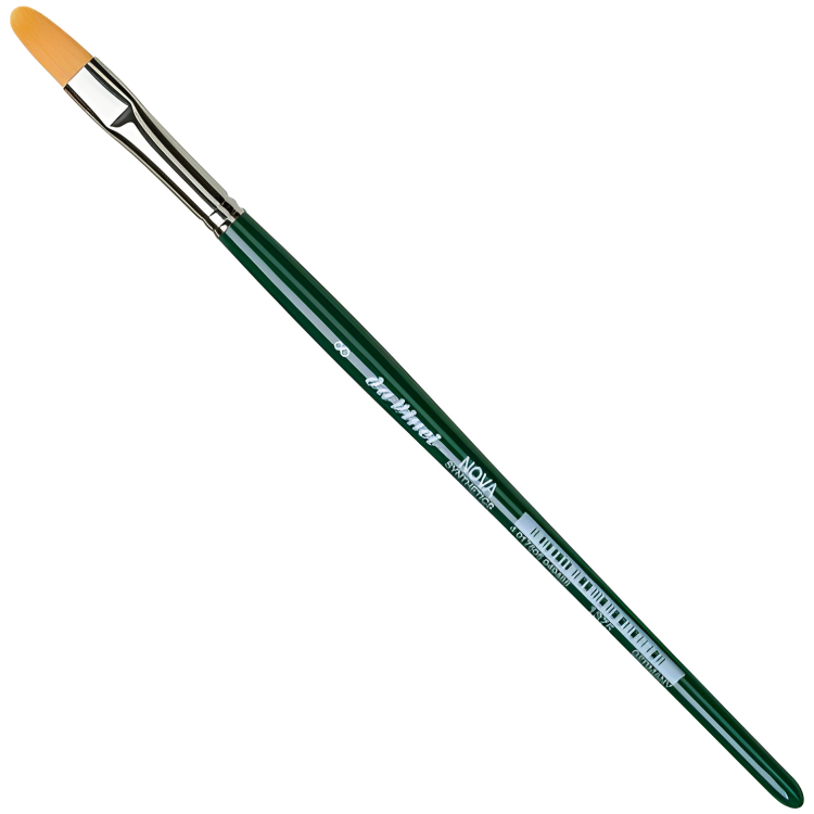 nomer 8.jpg DA VINCI ЧЕТКА NOVA SYNTHETICS 1375 ОВАЛНА №8 - Изображение 1