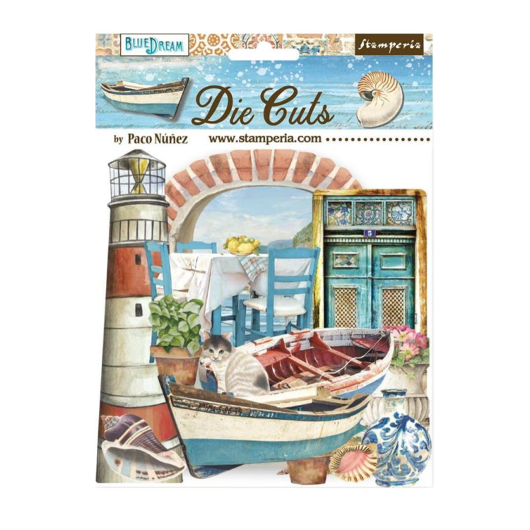 STAMPERIA BLUE DREAM DIE CUTS DFLDC71 - Изображение 1