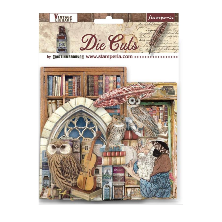 STAMPERIA VINTAGE LIBRARY DIE CUTS DFLDC74 - Изображение 1
