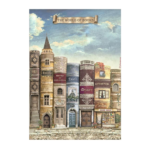 STAMPERIA VINTAGE LIBRARY ДЕКУПАЖНА ХАРТИЯ А4 - DFSA4752