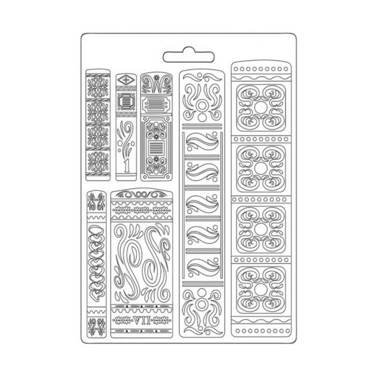 K3PTA5648 STAMPERIA VINTAGE LIBRARY SOFT MOULD A5 K3PTA5648 - Изображение 1