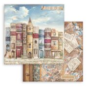 STAMPERIA VINTAGE LIBRARY КАРТОН 30,5/30,5 СМ - SBB929