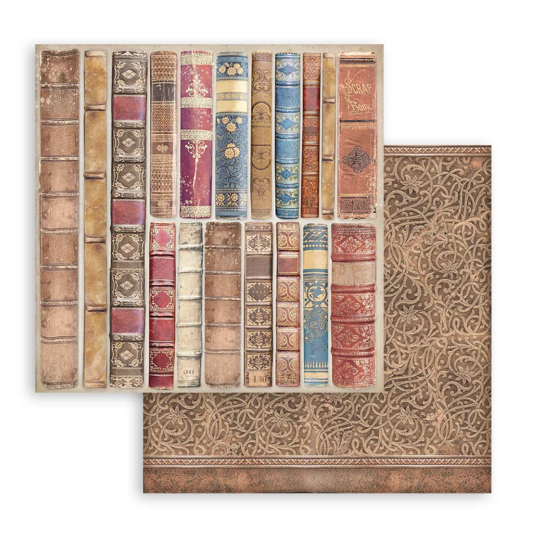SBBL133 STAMPERIA VINTAGE LIBRARY БЛОКЧЕ ХАРТИЯ 30,5/30,5 СМ-SBBL133 - Изображение 1