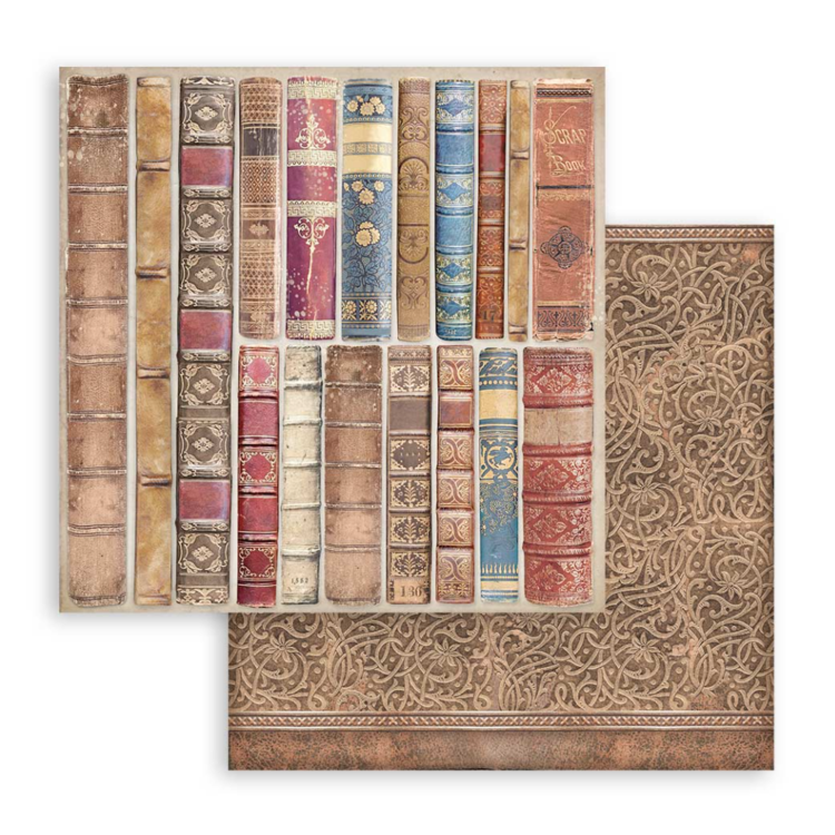 SBBS81 STAMPERIA VINTAGE LIBRARY БЛОКЧЕ 20,3/20,3 СМ - SBBS81 - Изображение 1