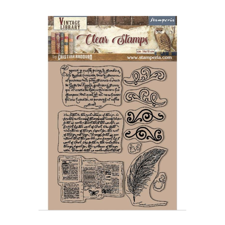 WTK172 STAMPERIA CLEAR STAMPS 14/18CM - СИЛИКОНОВ ПЕЧАТ WTK172 - Изображение 1