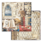STAMPERIA VINTAGE LIBRARY КАРТОН 30,5/30,5 СМ - SBB925