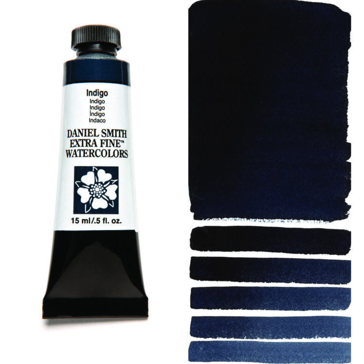 284600046_INDGO__WC_15ml_tube_swatch DANIEL SMITH АКВАРЕЛНА БОЯ 15МЛ - INDIGO 284600046 - Изображение 1