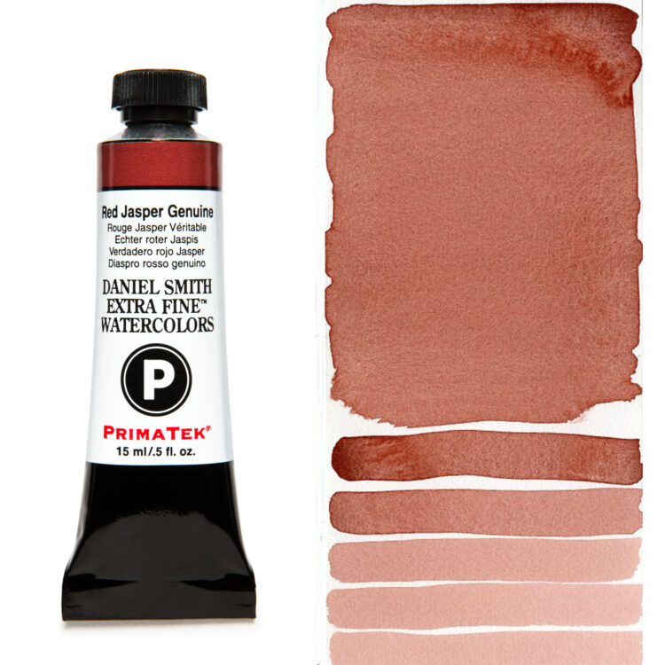 284600240_RED JSP GEN__WC_15ml_tube_swatch DANIEL SMITH АКВАРЕЛНА БОЯ 15МЛ - RED JASPER GEN 284600240 - Изображение 1