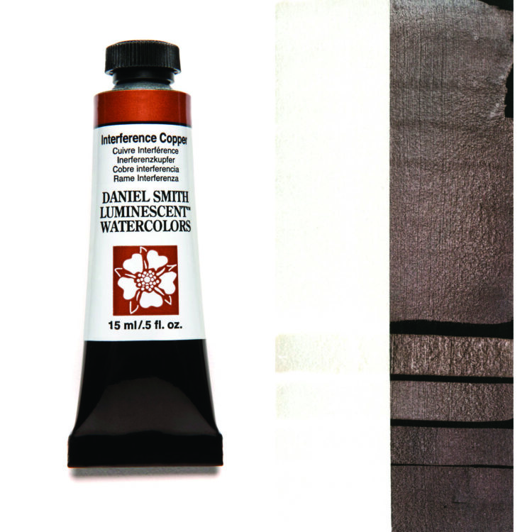 284640002_INTR COP__WC_15ml_tube_swatch DANIEL SMITH АКВАРЕЛНА БОЯ 15МЛ - INTERF COPPER 284640002 - Изображение 1