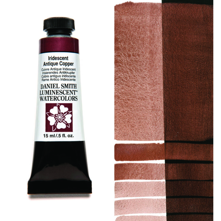 284640009_IRID ANT COP__WC_15ml_tube_swatch DANIEL SMITH АКВАРЕЛНА БОЯ 15МЛ - IRID ANT COPPER 284640009 - Изображение 1
