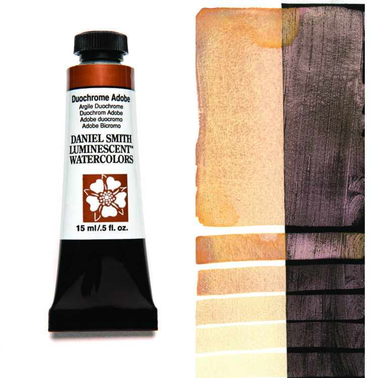 284640036_DUO ADBE__WC_15ml_tube_swatch DANIEL SMITH АКВАРЕЛНА БОЯ 15МЛ - DUOCHR ADOBE 284640036 - Изображение 1