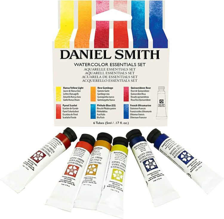 285610005 DANIEL SMITH АКВАРЕЛНА БОЯ В ТУБА КОМПЛЕКТ 6Х5МЛ 285610005 - Изображение 1