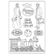 STAMPERIA ALL AROUND THE WORLD SOFT MOULD A5 K3PTA5652